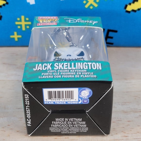 Funko PoP Disney Keychain Jack Skellington 2.5" The Nightmare Before Christmas - Picture 7 of 9